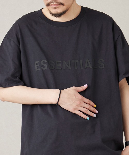 MONO KOTO DEPT.(モノコトデプト)の「SSY-ESSENTIALS 前ロゴ半袖Tシャツ(Tシャツ/カットソー・メンズ・ダークネイビー・XL)」の7枚目の写真