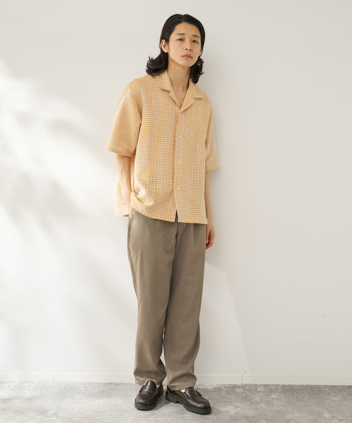 B.C STOCK(ベーセーストック)の「【速乾・接触冷感・UVカット】COOLFIBER(R)Air 1タックパンツ(その他パンツ・メンズ・カーキ/チャコールグレー/ベージュ/ネイビー・MEDIUM/LARGE)」の5枚目の写真