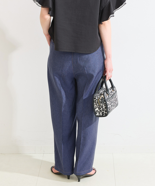 B.C STOCK(ベーセーストック)の「【WEB限定】ウォッシャブル / デニムライクスティックパンツ(その他パンツ・レディース・ピンク/サックスブルー/ネイビー・38/36)」の22枚目の写真