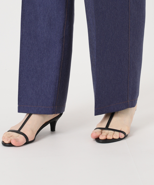 B.C STOCK(ベーセーストック)の「【WEB限定】ウォッシャブル / デニムライクスティックパンツ(その他パンツ・レディース・ピンク/サックスブルー/ネイビー・38/36)」の13枚目の写真