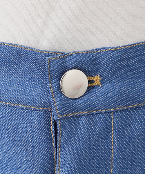 B.C STOCK(ベーセーストック)の「【WEB限定】ウォッシャブル / デニムライクスティックパンツ(その他パンツ・レディース・ピンク/サックスブルー/ネイビー・38/36)」の5枚目の写真