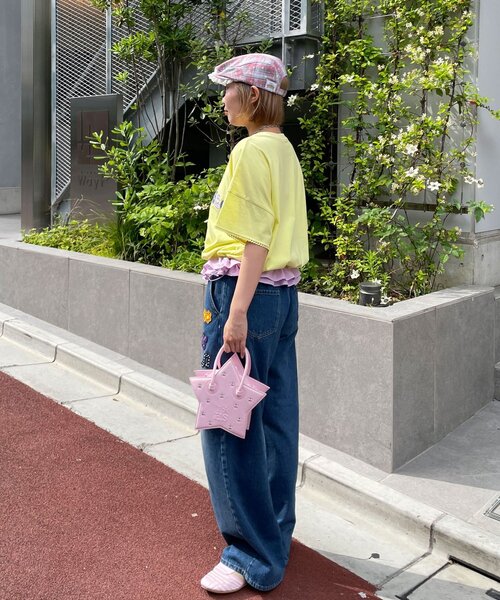 HELLO.SANFRANCISCO(ハローサンフランシスコ)の「【HELLO.SANFRANCISCO/ハローサンフランシスコ】裾フリルドロストTシャツ(Tシャツ/カットソー・レディース・ホワイト/イエロー/ピンク・ONE SIZE)」の17枚目の写真