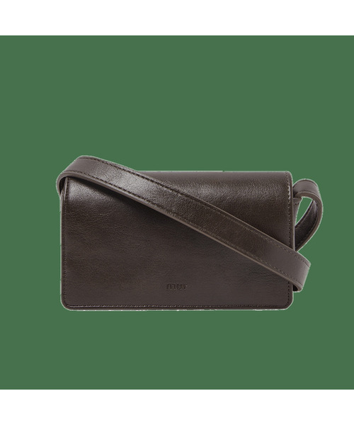 mur（ミュール）の「Tofu Bag(5color)（ショルダーバッグ・レディース・ブラック/アイボリー/ブラック×ブラック/ダークブラウン/バーガンディー・ONE）」の4枚目の写真