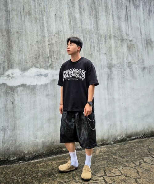 INEXCIS(イネクシス)の「グラインドロップTシャツ (ブラック)(Tシャツ/カットソー・メンズ・その他・FREE)」の3枚目の写真