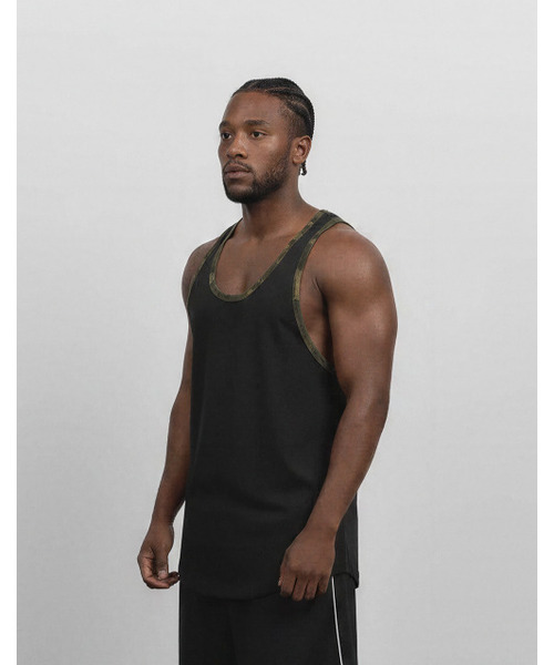 PACIENCIA（パシエンシア）の「カモディープカットノースリーブBLACK（Tシャツ/カットソー・メンズ・その他・LARGE/X-LARGE/XX-LARGE）」の3枚目の写真