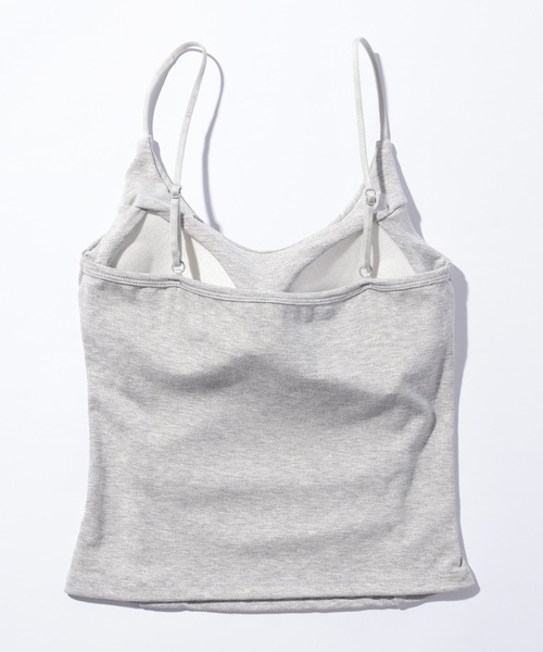 Lace Ladies(レースレディース)の「Vネック 細ストラップ ベーシック カップ付き キャミソール(キャミソール・レディース・ブルー/ホワイト/グリーン/ピンク/ブラック/グレー・FREE)」の15枚目の写真