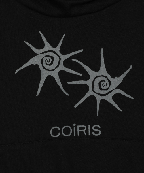 COIRIS(コイリス)の「モルディン ハイネックフードティ 男女共用 (2カラー)(パーカー・レディース・チャコールグレー・FREE)」の3枚目の写真
