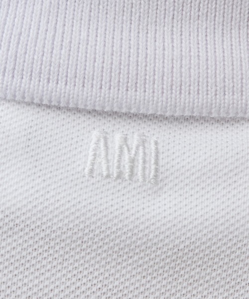 SETUP7（セットアップセブン）の「【AMI PARIS】AMI PK HALF POLO-SHIRTS（ポロシャツ・メンズ・ブラック/ホワイト・S/M/L/XL）」の10枚目の写真
