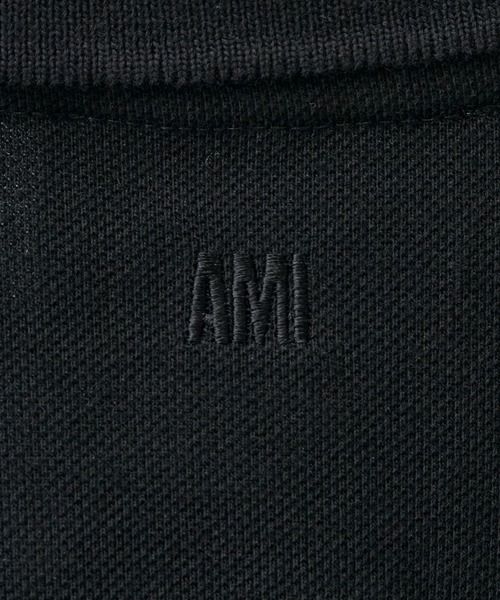SETUP7（セットアップセブン）の「【AMI PARIS】AMI PK HALF POLO-SHIRTS（ポロシャツ・メンズ・ブラック/ホワイト・S/M/L/XL）」の22枚目の写真