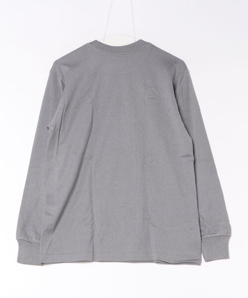 A BAG OF CHIPS(アバッグオブチップス)の「Hanes/ヘインズ 1P Hanes T-SHIRTS MOKU クルーネックロングスリーブTシャツ(Tシャツ/カットソー・メンズ・ヘザーグレー・XL/L/M/S)」の6枚目の写真