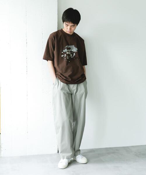 Snow Peak（スノーピーク）の「『別注』Snow Peak Apparel×DOORS　WA/AC FAMILY CAMP T-SHIRTS（Tシャツ/カットソー・メンズ・チャコールグレー/ブラウン/カーキ/ホワイト・MEDIUM/LARGE/X-LARGE）」の7枚目の写真