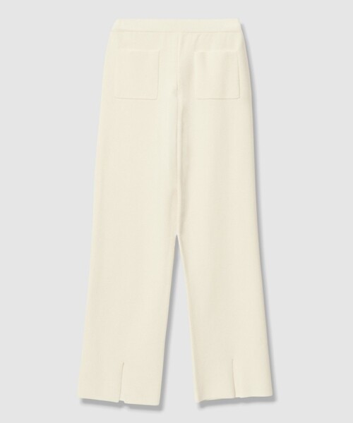 allureville(アルアバイル)の「ハーフミラノニットパンツ(その他パンツ・レディース・ブラック/オフホワイト・2)」の5枚目の写真