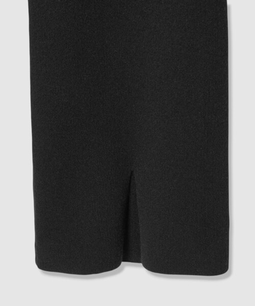 allureville(アルアバイル)の「ハーフミラノニットパンツ(その他パンツ・レディース・ブラック/オフホワイト・2)」の12枚目の写真