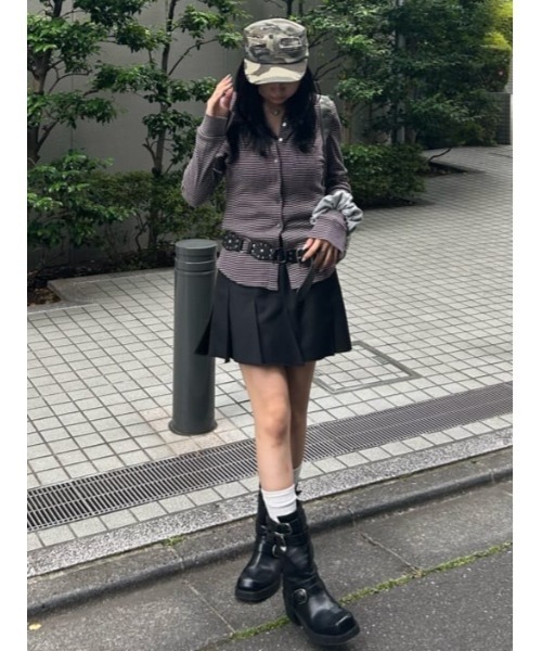 THROW by SLY(スローバイスライ)の「MillerxTHROW SHTHROW ミラースローシャツ 夏服 秋服(シャツ/ブラウス・レディース・ブラウン系その他2/パープル系その他・FREE)」の16枚目の写真