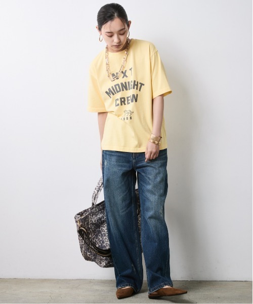 CHIC STYLE(シックスタイル)の「綿100%ワイドストレートデニムパンツ<大きいサイズ有>シックスタイル(その他パンツ・レディース・ネイビー系/ブルー系・73/84/80/76/106/98/96/92/88)」の15枚目の写真