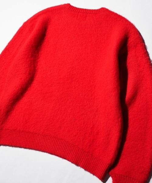 TOWNCRAFT（タウンクラフト）の「TOWNCRAFT / タウンクラフト MOHAIR SHAGGY CREW SWEATER モヘア シャギークルーネックセーター（ニット/セーター・メンズ・グレー/ブラウン/レッド/ブラック/イエロー/グリーン/オリーブ・SMALL/MEDIUM/LARGE）」の9枚目の写真