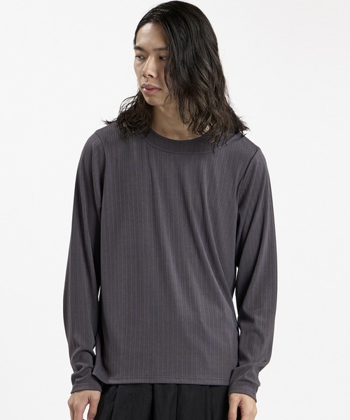 NO ID.(ノーアイディ)の「【NO ID.】Irregular Neck Pullover / イレギュラーネックPO(Tシャツ/カットソー・メンズ・ホワイト/ブラック/グレー・1/2)」の8枚目の写真