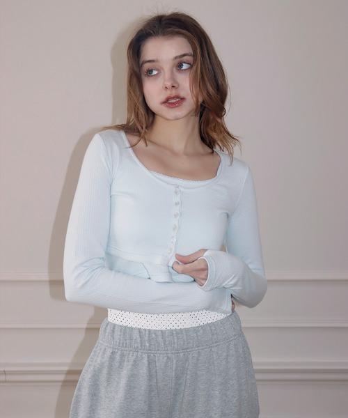 mieya mieya(ミーヤミーヤ)の「【mieya mieya】CANDY COLOR ENSEMBLE/キャンディーカラーアンサンブル(アンサンブル・レディース・ミント/ホワイト/レモンイエロー・FREE)」の16枚目の写真