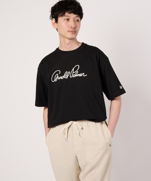 Arnold Palmer(アーノルドパーマー)の「シェア レガシーロゴ Tシャツ(Tシャツ/カットソー・レディース・ホワイト/ブラック/グレー・M/LL/XS/S/L)」の3枚目の写真