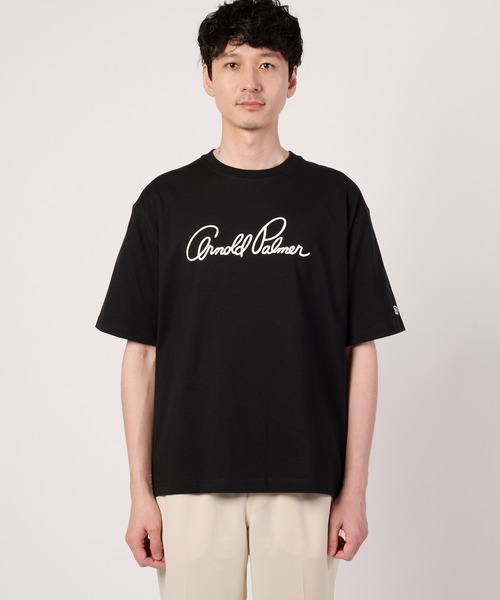 Arnold Palmer(アーノルドパーマー)の「シェア レガシーロゴ Tシャツ(Tシャツ/カットソー・レディース・ホワイト/ブラック/グレー・M/LL/XS/S/L)」の6枚目の写真