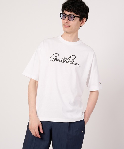 Arnold Palmer(アーノルドパーマー)の「シェア レガシーロゴ Tシャツ(Tシャツ/カットソー・レディース・ホワイト/ブラック/グレー・M/LL/XS/S/L)」の15枚目の写真