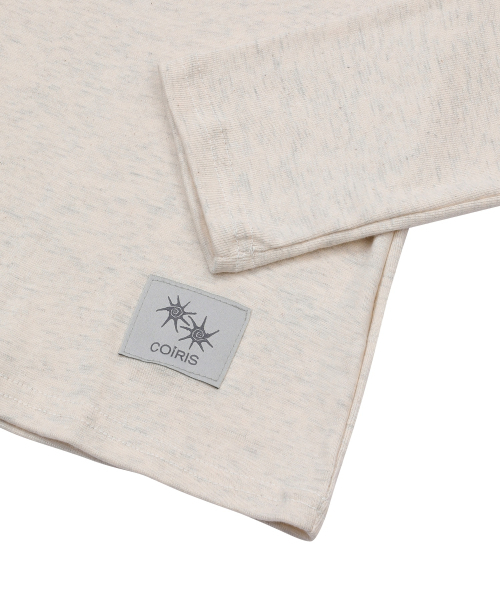 COIRIS(コイリス)の「デルキ ミディ ロングスリーブTシャツ (4カラー)(Tシャツ/カットソー・レディース・グレー/ホワイト/ブラック/ベージュ・FREE)」の15枚目の写真
