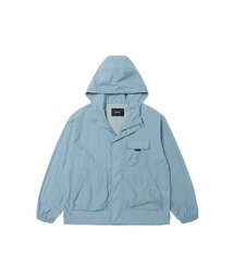 ADHOC（アドホック）の「男女共用フードユーティリティジャンパー (LT-BLUE) (HZ4UJ90-42)（ナイロンジャケット）」