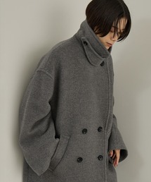 SALON adam et rope' | 【WEB限定】FABRICA ダブルクロスPコート(ピーコート)