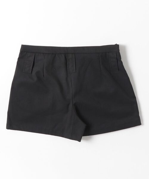 gossip！ロサンゼルス（ゴシップロサンゼルス）の「ハイウエストタックスカートパンツ レディース ショート丈 インナーパンツ付き カジュアル カーゴ風 ミニスカパン（その他パンツ・レディース・ベージュ/ブラック・M/L/S）」の3枚目の写真