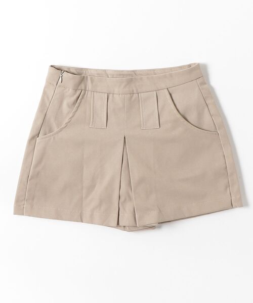 gossip！ロサンゼルス（ゴシップロサンゼルス）の「ハイウエストタックスカートパンツ レディース ショート丈 インナーパンツ付き カジュアル カーゴ風 ミニスカパン（その他パンツ・レディース・ベージュ/ブラック・M/L/S）」の20枚目の写真