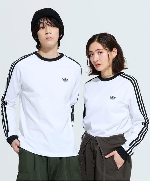Sleeve Stripes Longsleeve T‑shirt / Long T / adidas Originals — лонгслив с полосами