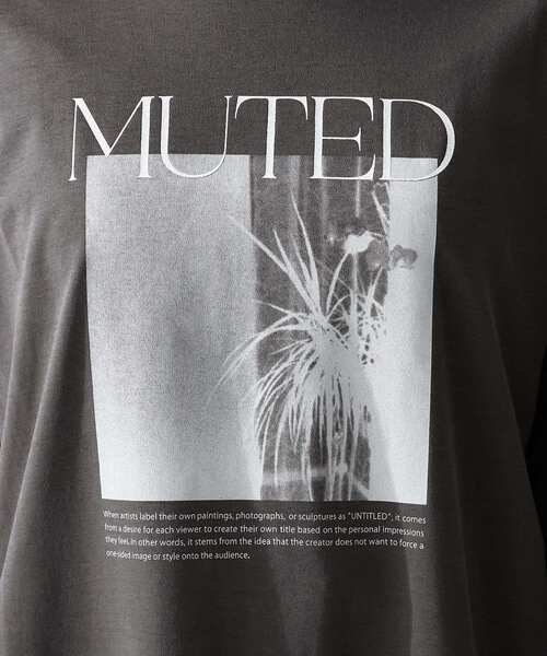 UNTITLED(アンタイトル)の「【ロゴ・プリント】フォトグラフィックロンT(Tシャツ/カットソー・レディース・ホワイト系3/チャコール・44/04/02/00/50/48)」の11枚目の写真