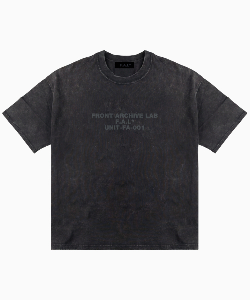 MOON FAIRY（ムーンフェアリー）の「UNIT ピグメント半袖Tシャツ[ブラック]（Tシャツ/カットソー・レディース・その他・LARGE/MEDIUM/SMALL/X-LARGE）」の2枚目の写真