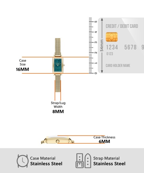 SKAGEN（スカーゲン）の「スカーゲン 腕時計 レディース アナログ ステンレス SKW3186（アナログ腕時計・レディース・ゴールド・FREE）」の6枚目の写真