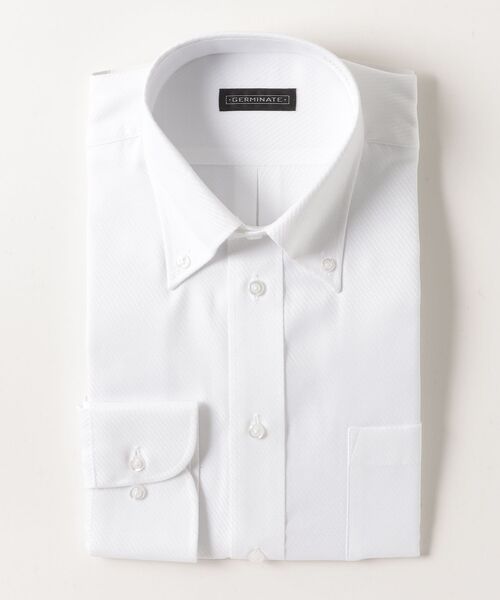 TETE HOMME(テットオム)の「アソート T/Cドレスシャツ / ボタンダウンビジネスシャツ(シャツ/ブラウス・メンズ・サックスブルー/ブラック系1/ブルー/ホワイト系1・MEDIUM/X-LARGE/LARGE)」の1枚目の写真
