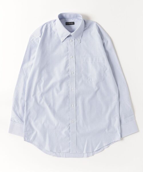 TETE HOMME(テットオム)の「アソート T/Cドレスシャツ / ボタンダウンビジネスシャツ(シャツ/ブラウス・メンズ・サックスブルー/ブラック系1/ブルー/ホワイト系1・MEDIUM/X-LARGE/LARGE)」の5枚目の写真