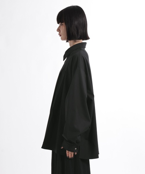 HARE(ハレ)の「【SET UP対応】YOSEタックメタルボタンシャツLS(HARE)(シャツ/ブラウス・メンズ・ブラック/グレー系その他2/グレー系その他3・FREE)」の18枚目の写真