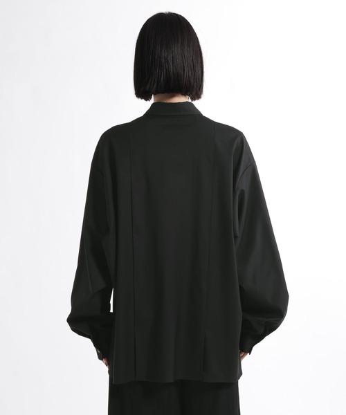 HARE(ハレ)の「【SET UP対応】YOSEタックメタルボタンシャツLS(HARE)(シャツ/ブラウス・メンズ・ブラック/グレー系その他2/グレー系その他3・FREE)」の19枚目の写真