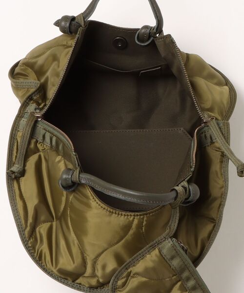 Scrap Book（スクラップブック）の「【POMTATA】LINER ENVAN TOTE S（トートバッグ・レディース・ブラック/グリーン・FREE）」の8枚目の写真