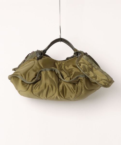 Scrap Book（スクラップブック）の「【POMTATA】LINER ENVAN TOTE S（トートバッグ・レディース・ブラック/グリーン・FREE）」の5枚目の写真