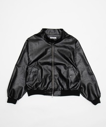 WEGO（ウィゴー）の「合皮ハリントンジャケット（ライダースジャケット）」