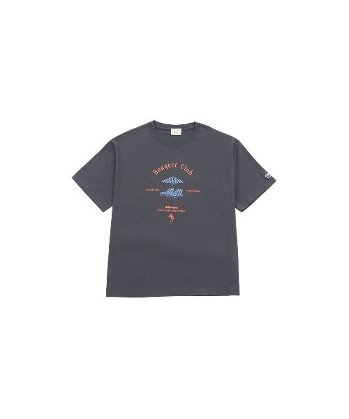 #Re:room(リルーム)の「ブーケクラブカラープリントTシャツ(Tシャツ/カットソー・メンズ・ホワイト/ライトブラック・S-M)」の17枚目の写真