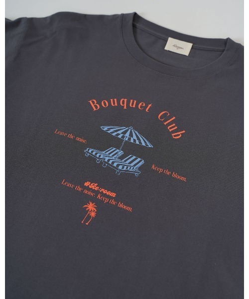 #Re:room(リルーム)の「ブーケクラブカラープリントTシャツ(Tシャツ/カットソー・メンズ・ホワイト/ライトブラック・S-M)」の20枚目の写真