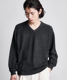 SINSS（シンス）の「Fox blend V-neck knit / フォックスブレンドVネックニット（ニット/セーター）」