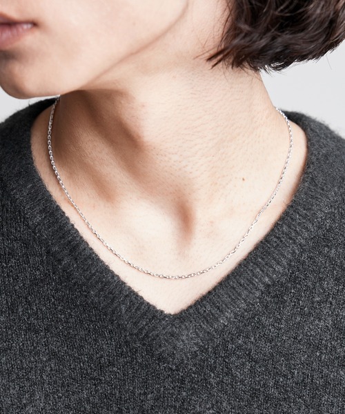 SINSS（シンス）の「Fox blend V-neck knit / フォックスブレンドVネックニット（ニット/セーター・メンズ・レッド/チャコール/ブルー/ライトグレー・LARGE/MEDIUM/SMALL/X-SMALL）」の16枚目の写真