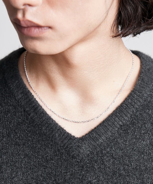 SINSS（シンス）の「Fox blend V-neck knit / フォックスブレンドVネックニット（ニット/セーター・メンズ・レッド/チャコール/ブルー/ライトグレー・LARGE/MEDIUM/SMALL/X-SMALL）」の17枚目の写真