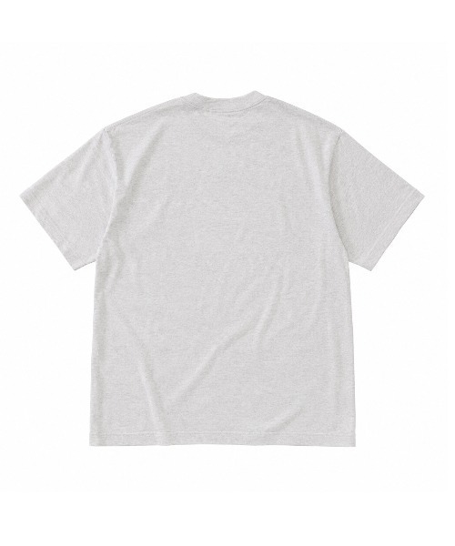FreeZone(フリーゾーン)の「手描き風フラワー&ロゴプリントオーバーサイズTシャツ(Tシャツ/カットソー・メンズ・ホワイト/グレー・F)」の10枚目の写真