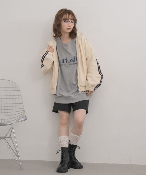 RETRO GIRL(レトロガール)の「フリースジャケット(その他アウター・レディース・ダークグレー/ナチュラル/ダークブルー・FREE)」の21枚目の写真