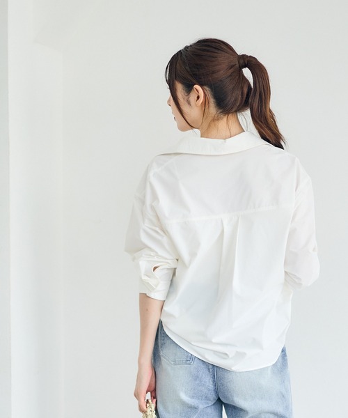12Twelve Agenda（トゥエルブ　アジェンダ）の「高機能ベーシックシャツ（シャツ/ブラウス・レディース・オフホワイト・M）」の18枚目の写真
