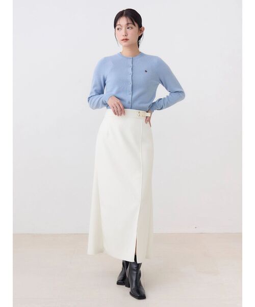 TONAL(トーナル)の「【POLOBCS】カシミア100クルーニットカーデ(カーディガン/ボレロ・レディース・ライトブルー/グレー/ネイビー・MEDIUM)」の5枚目の写真